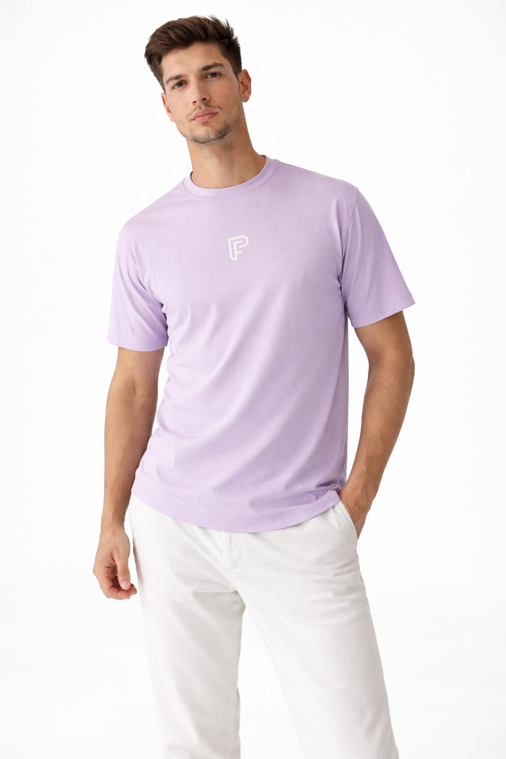 lavender T-shirt