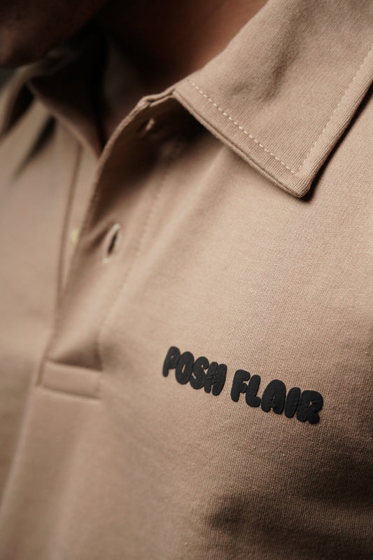 Men's Full Sleeve's Polo Bubble Puff T-shirt