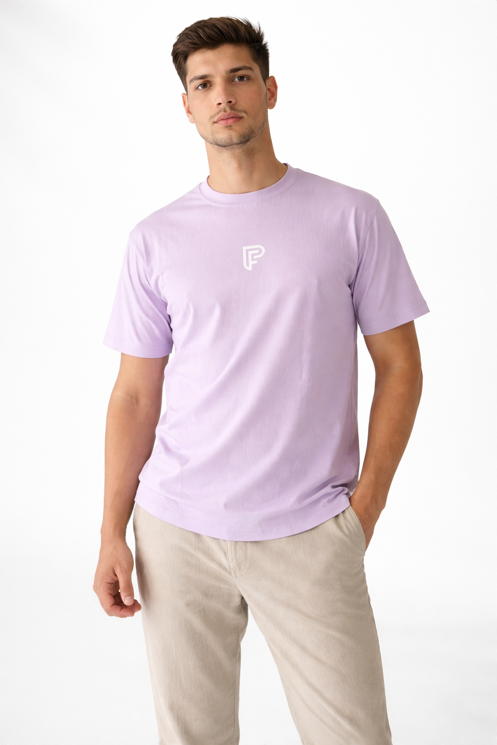 lavender T-shirt
