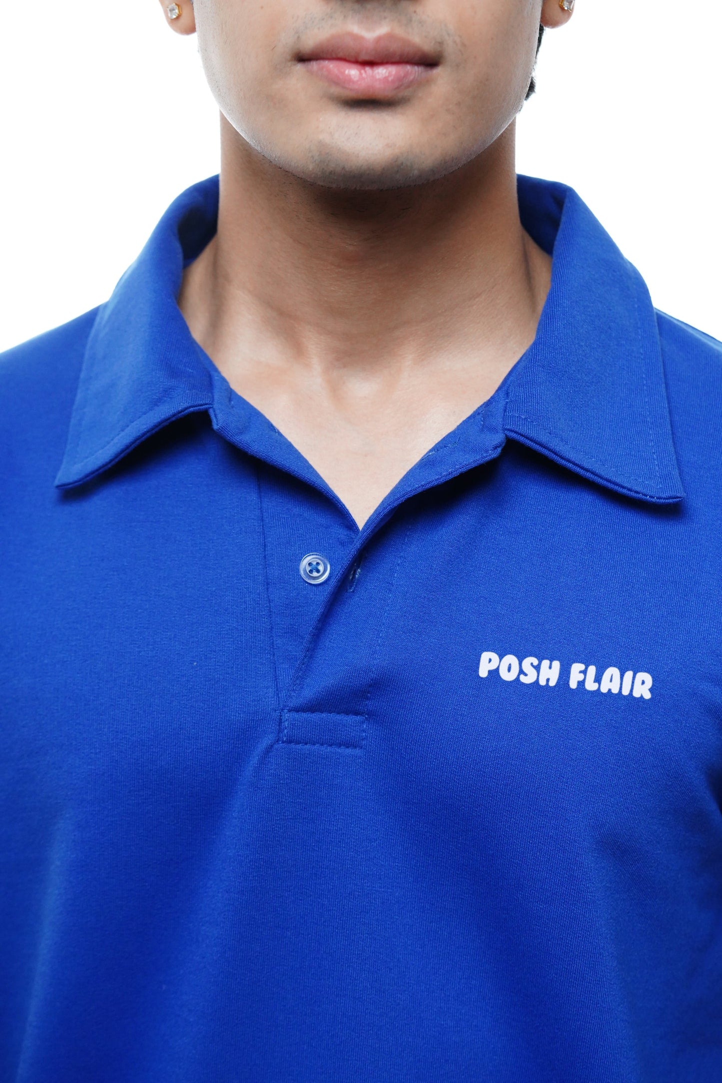 Men's Full Sleeve's Polo Bubble Puff T-shirt