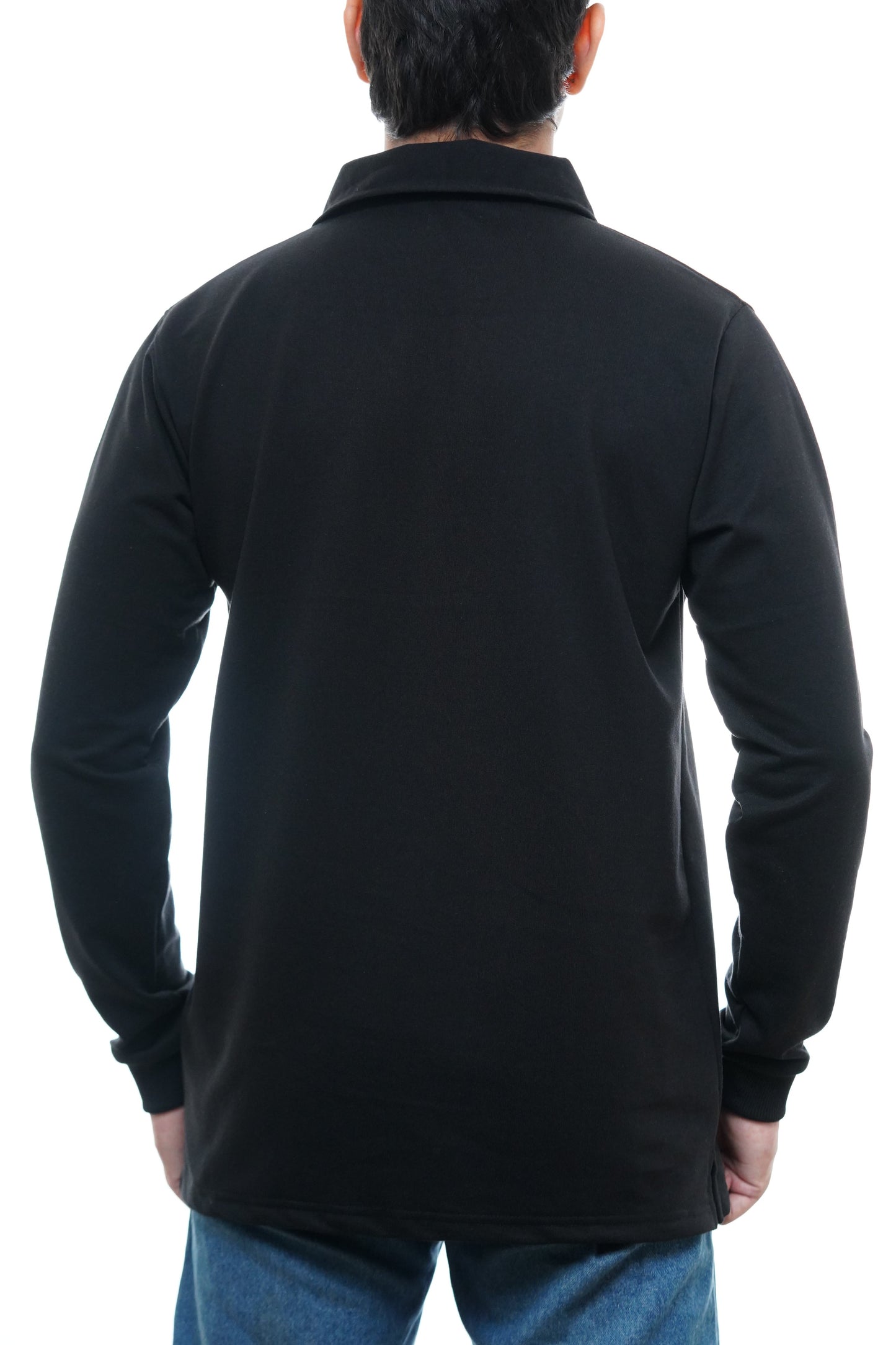 Men's Full Sleeve's Polo Rubber Print T-shirt